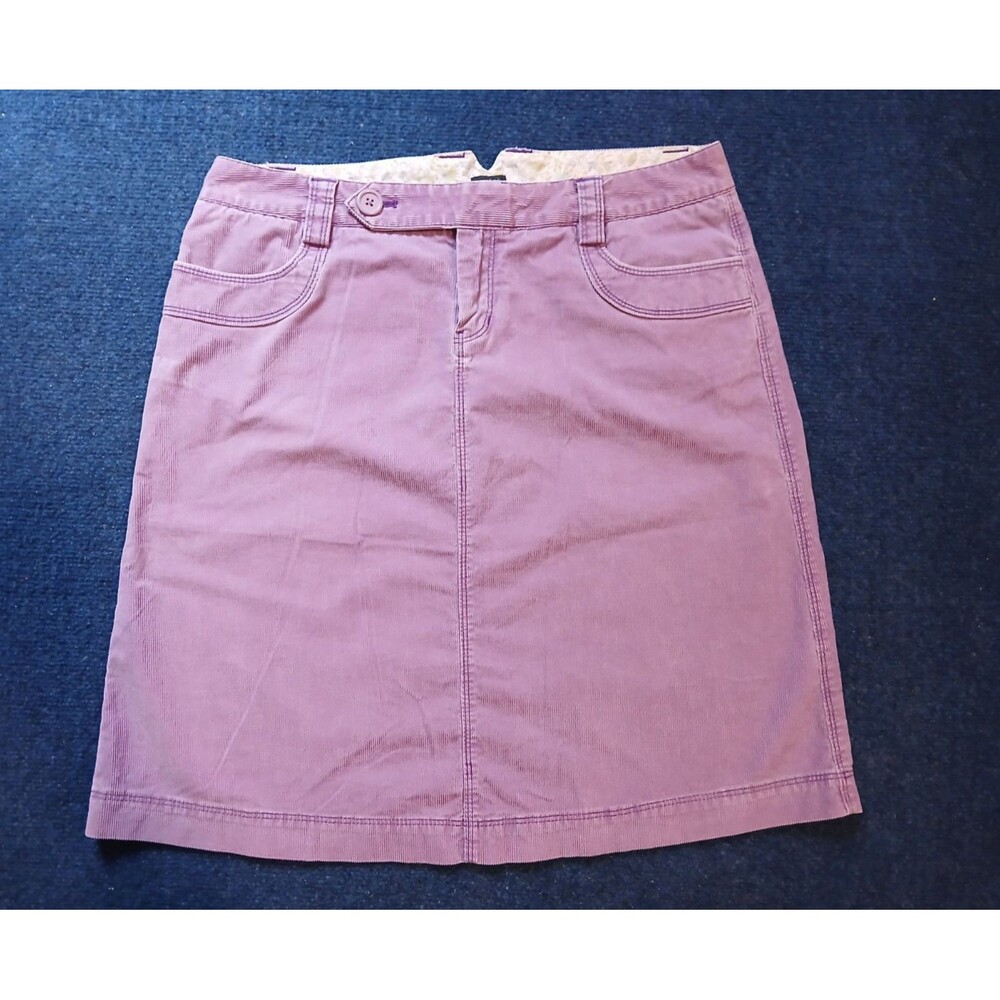 Gap Stretch  Corduroy Lilac Purple Skirt with pockets Size 6